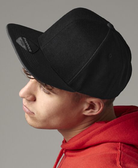 Beechfield Original Flat Peak 6 Panel Snapback Cap Thumbnail