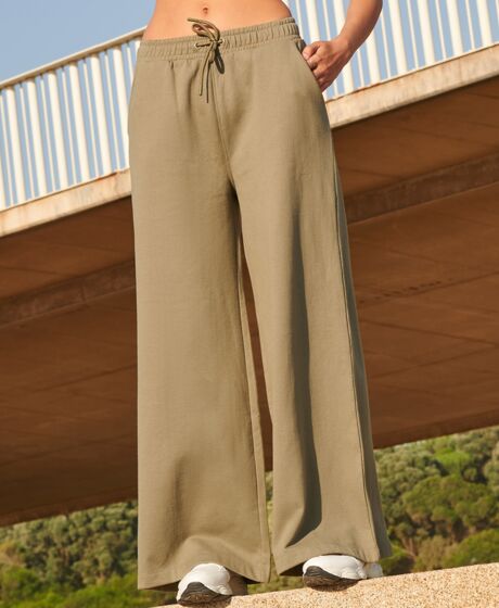 SF Clothing Ladies Sustainable Fashion Wide Leg Joggers Thumbnail