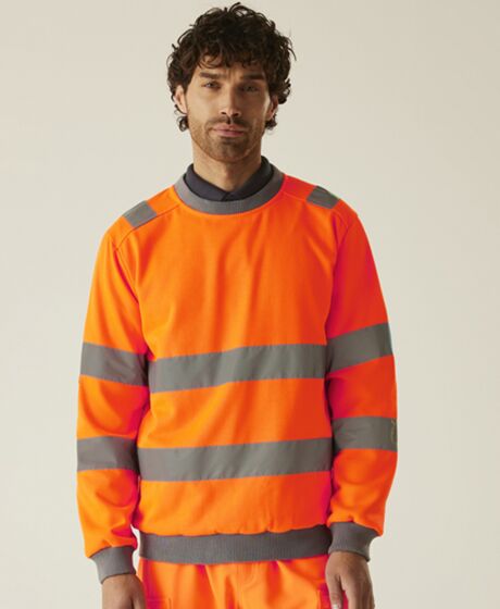 Regatta High Visibility Pro Contract Crew Neck Sweatshirt Thumbnail