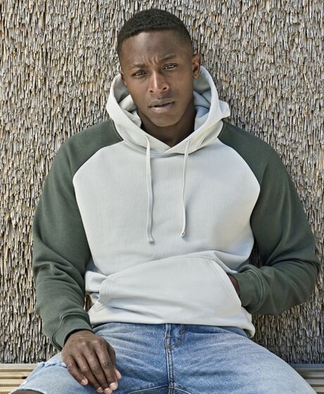 Tee Jays Unlabeled Two-Tone Hooded Sweatshirt Thumbnail