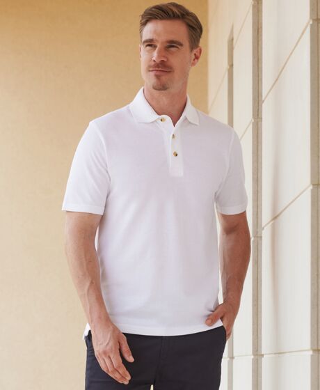 Henbury Classic Heavy Cotton Piqué Polo Shirt Thumbnail