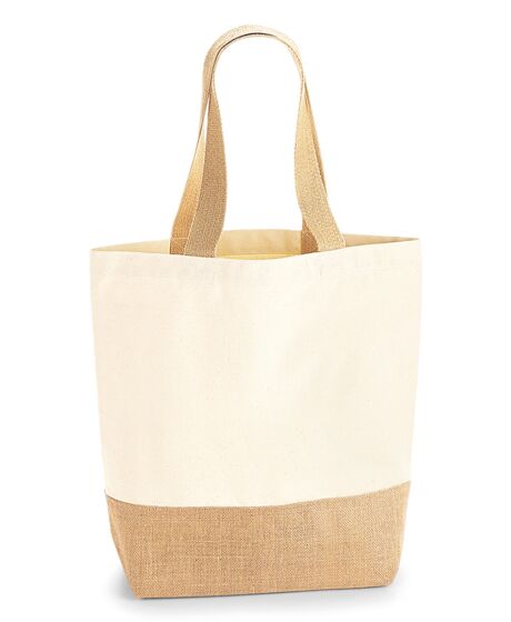 Westford Mill Jute Base Canvas Shopper Thumbnail