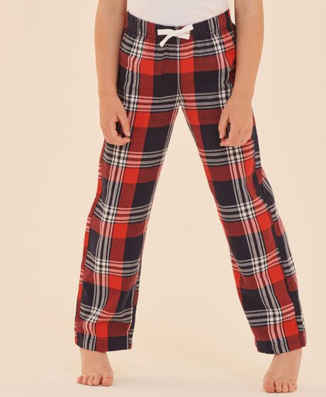 SF Clothing Kids Tartan Lounge Pants Thumbnail